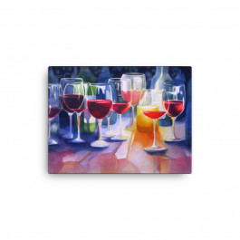 "Party Lights" Canvas Print